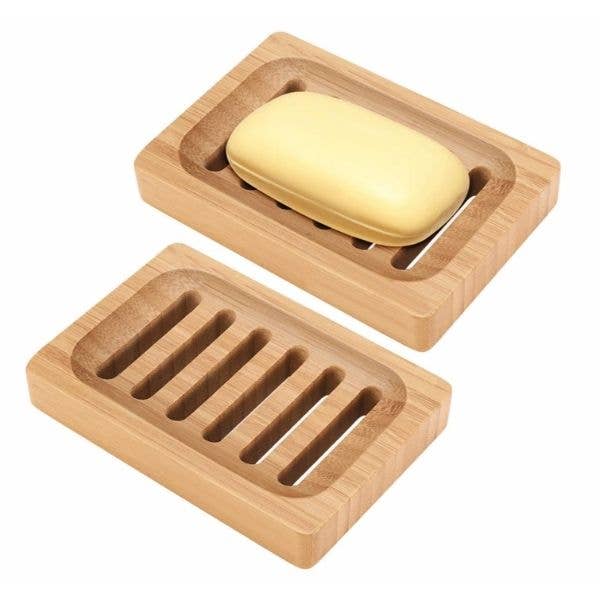 Wooden Soap Dish | Bamboo Soap Dishes - Bare and Bubbly Ltd