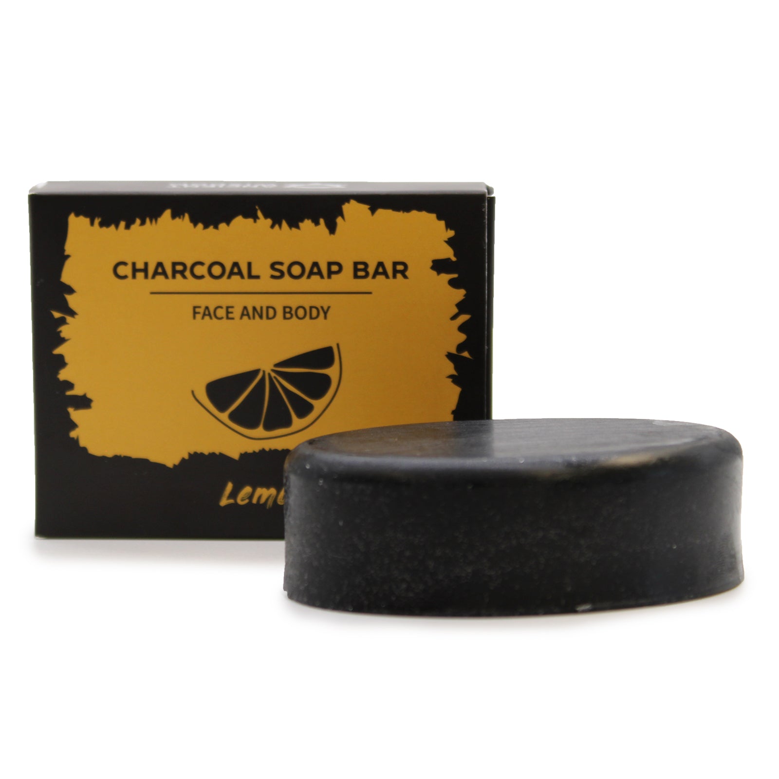 Charcoal Soap 85g Lemon - Bare and Bubbly Ltd