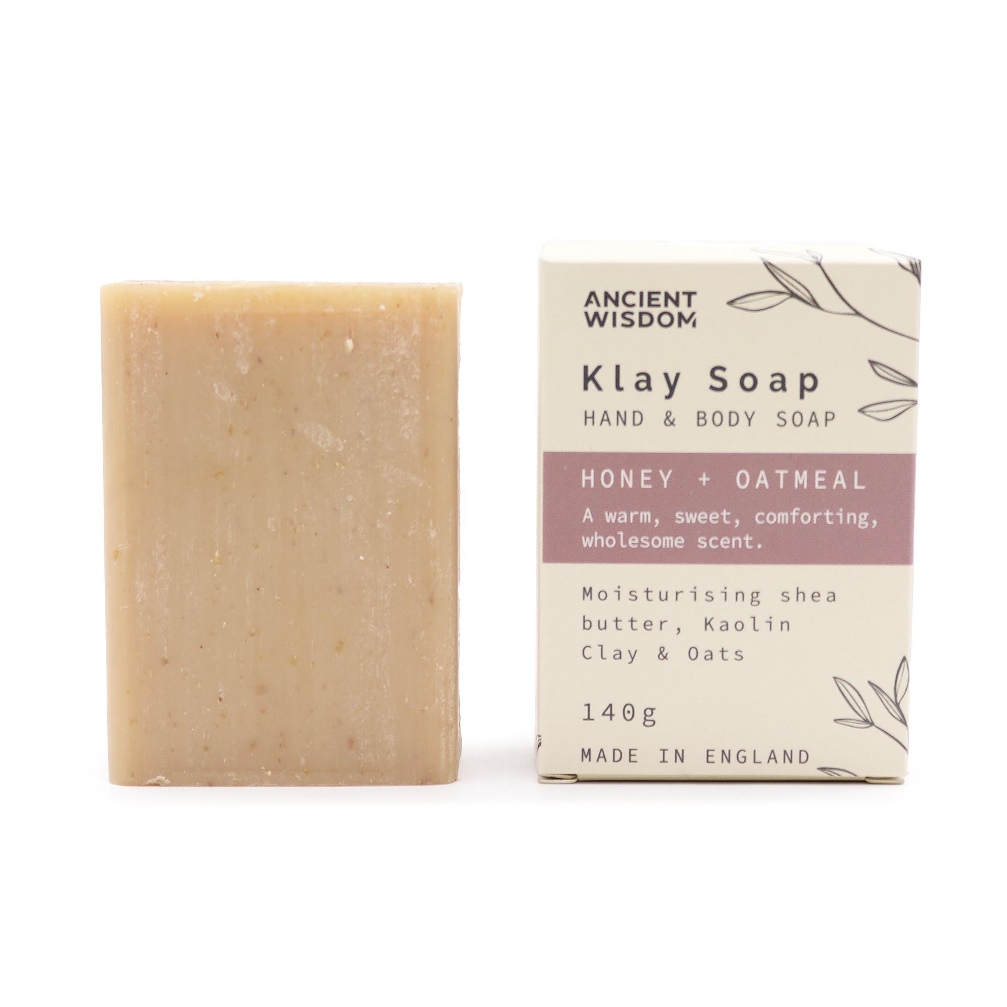 Honey & Oatmeal Klay Soap - Bare and Bubbly Ltd