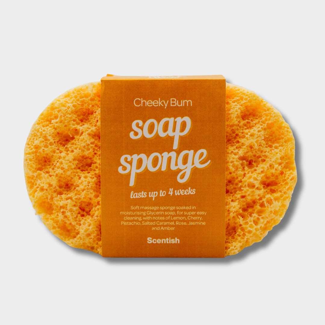 Scentish Cheeky Bum Soap Sponge - Bare and Bubbly Ltd
