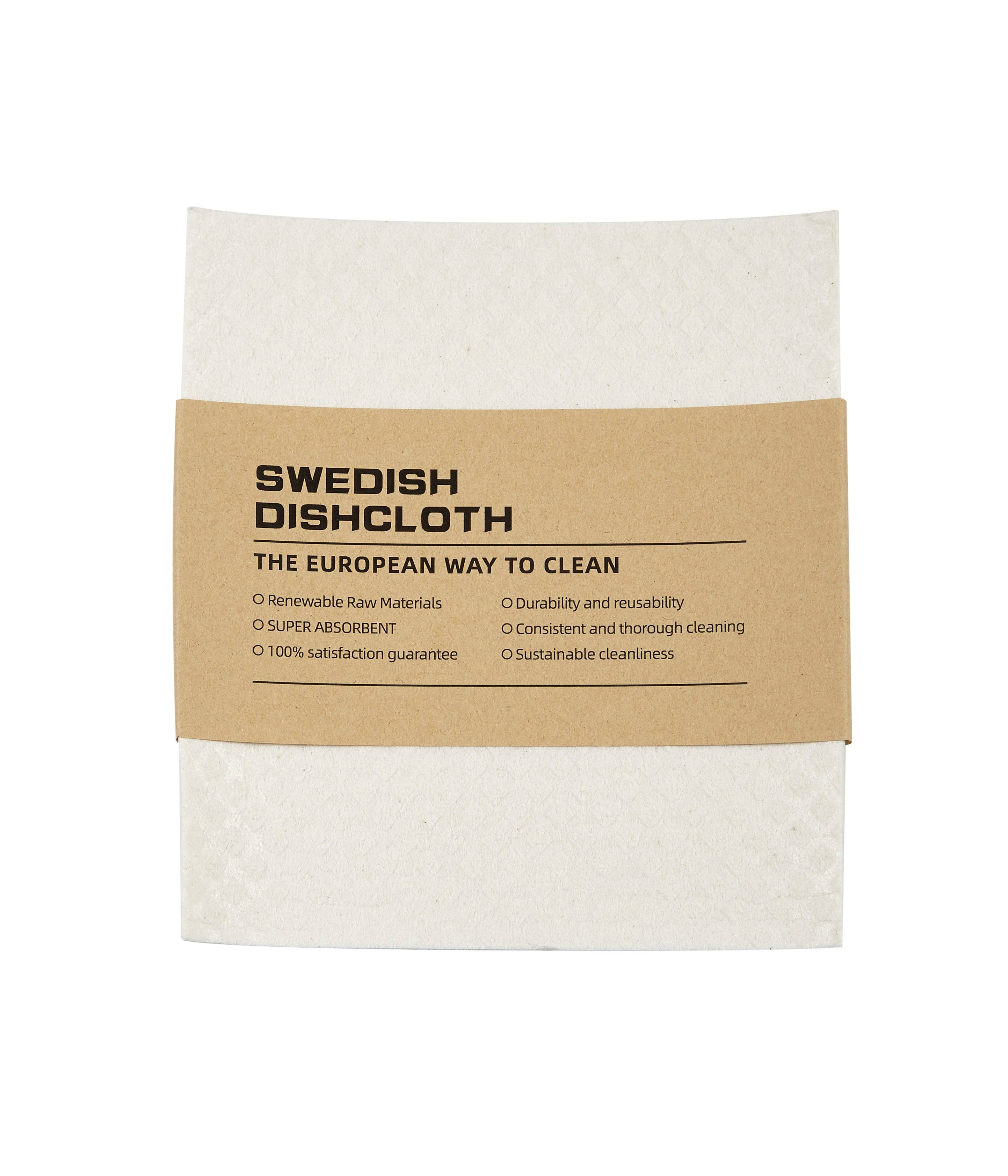 Swedish Dish Cloths - 4 Pack: Grey - Bare and Bubbly Ltd