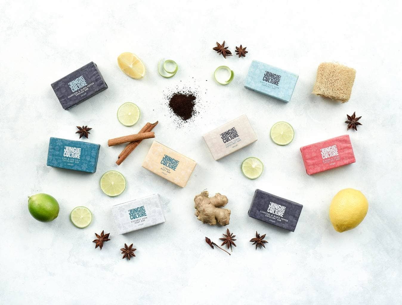 Jungle Culture Body Soap - Lime & Sea Salt Natural Soap Bar