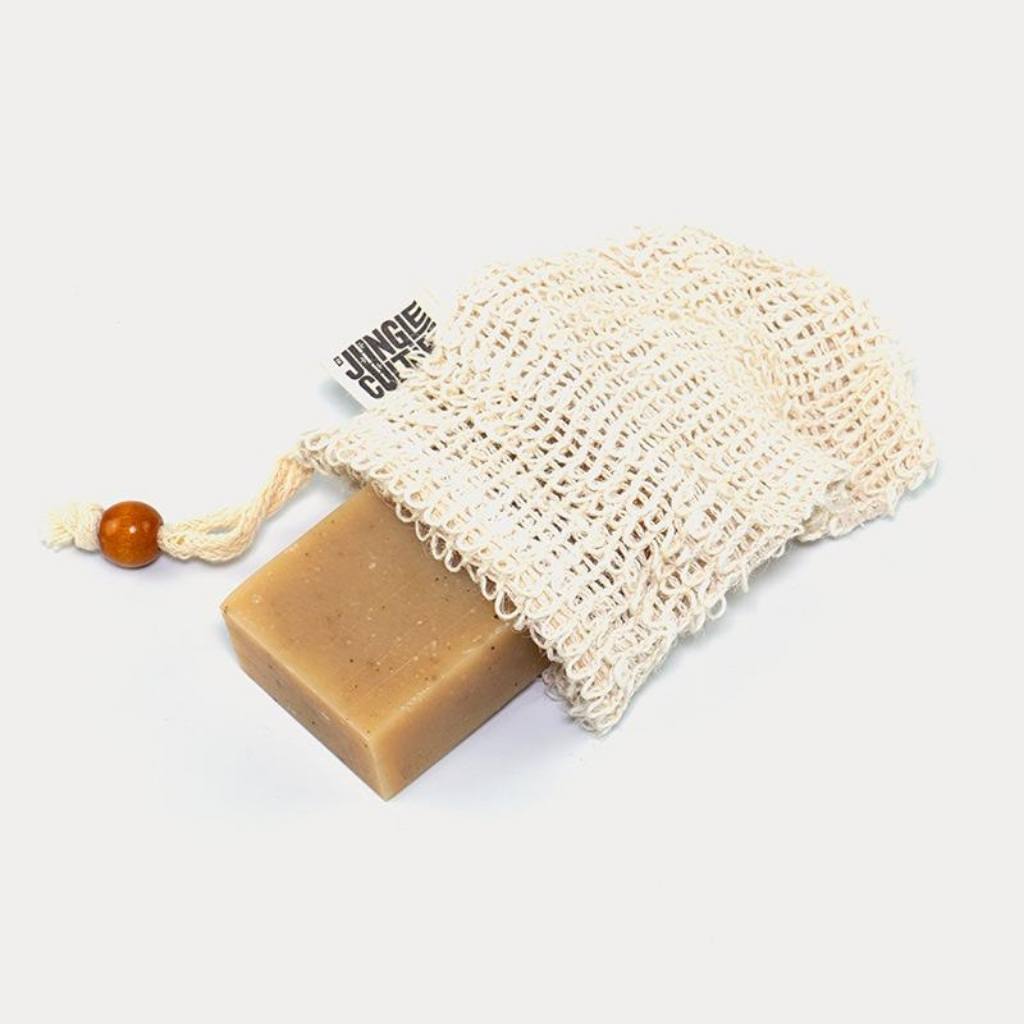 Soap Bag - Sisal | Natural Fibre Mesh Soap Pouch Sack - Bare and Bubbly Ltd