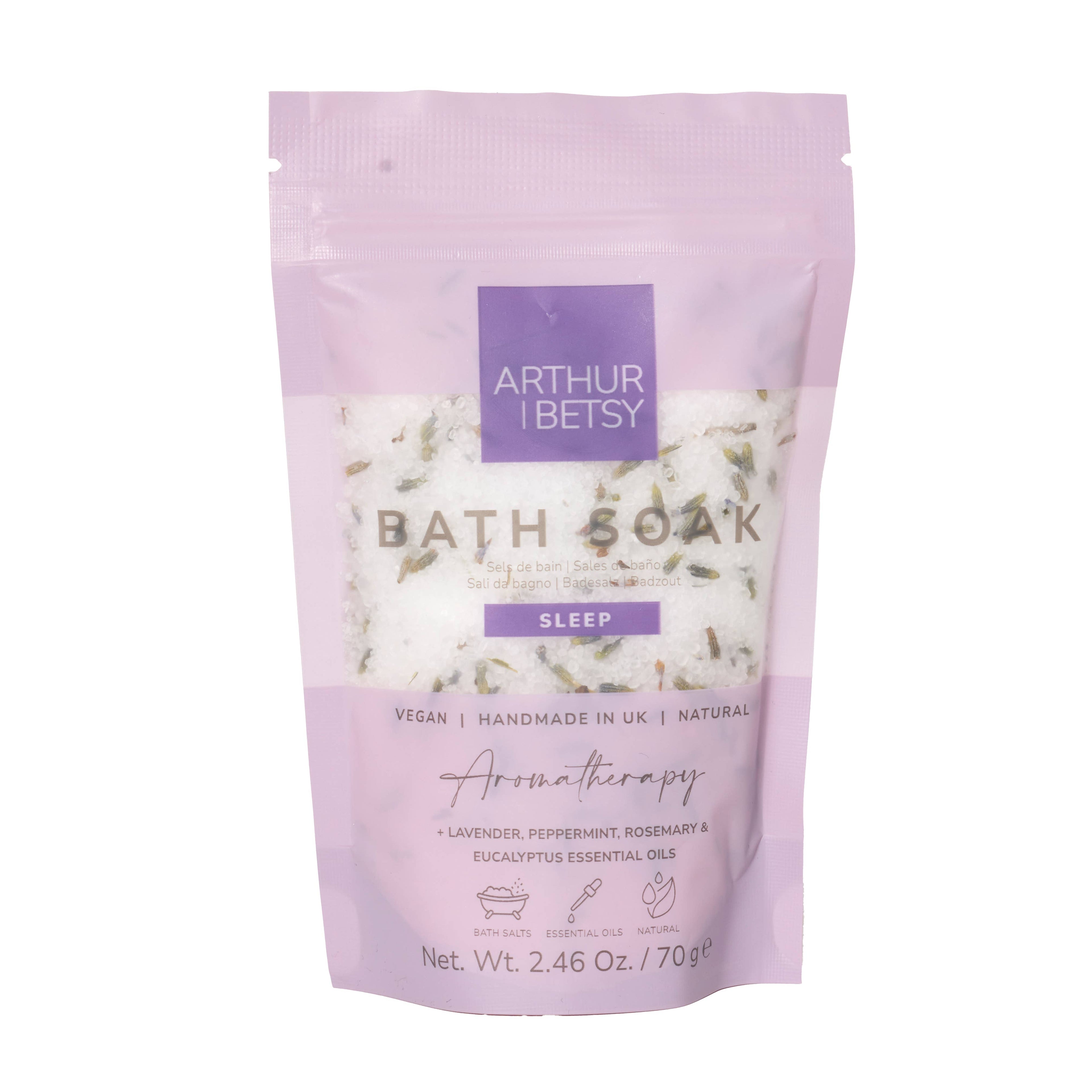 Arthur Betsy Sleep Bath Salts Lavender Bath Soak