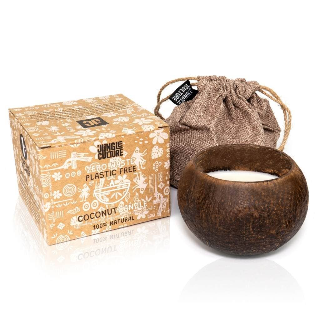Coconut Shell Candle Toasted Coconut - Bare and Bubbly Ltd