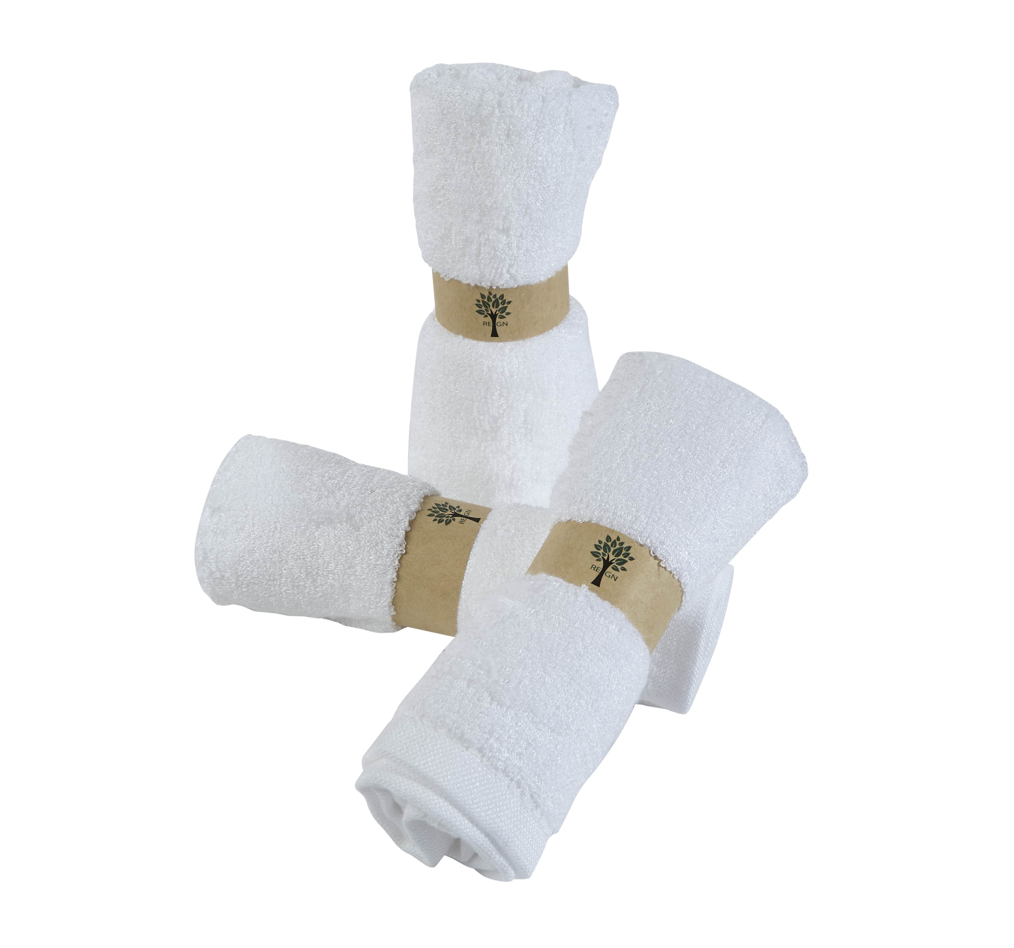 Re:gn Bamboo Face Cloths - 6 Pack - Organic - Bare and Bubbly Ltd