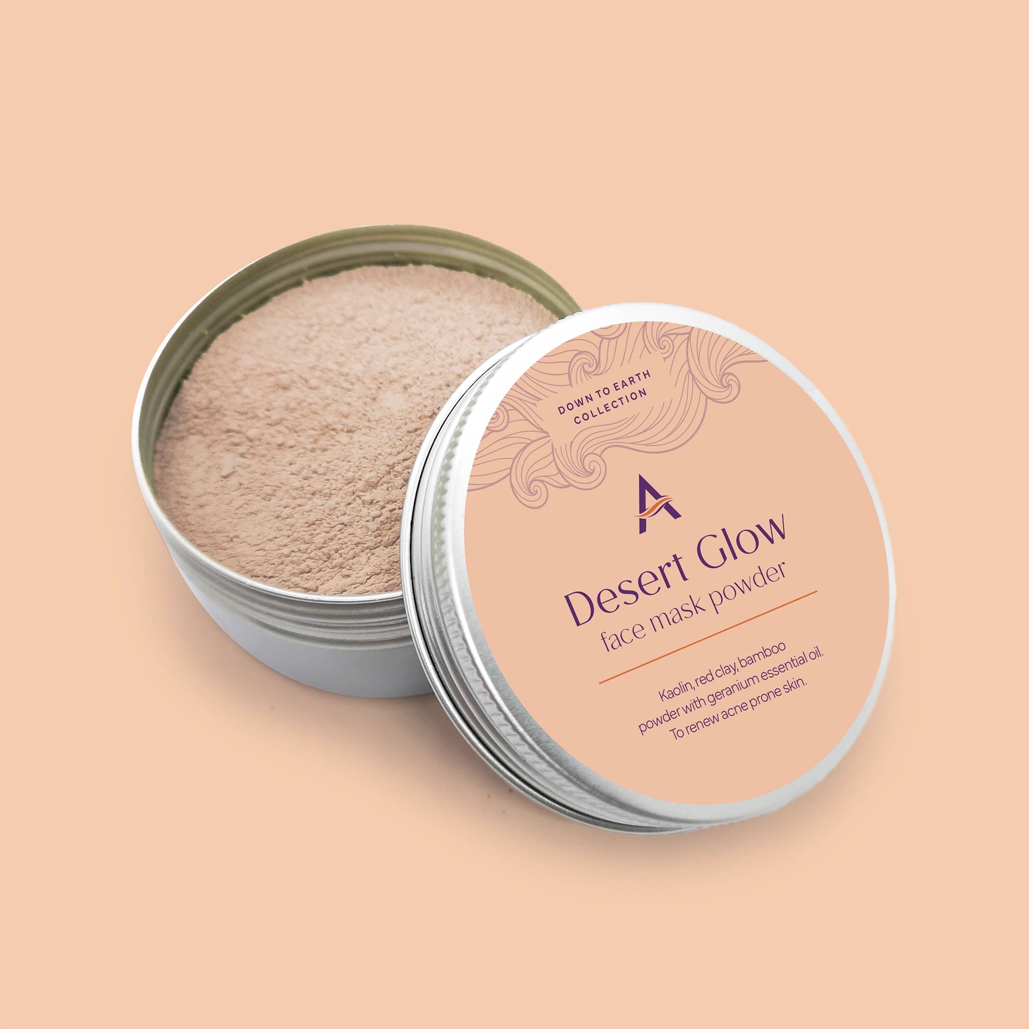 Ascent Desert Glow Face Mask Powder With Red Clay
