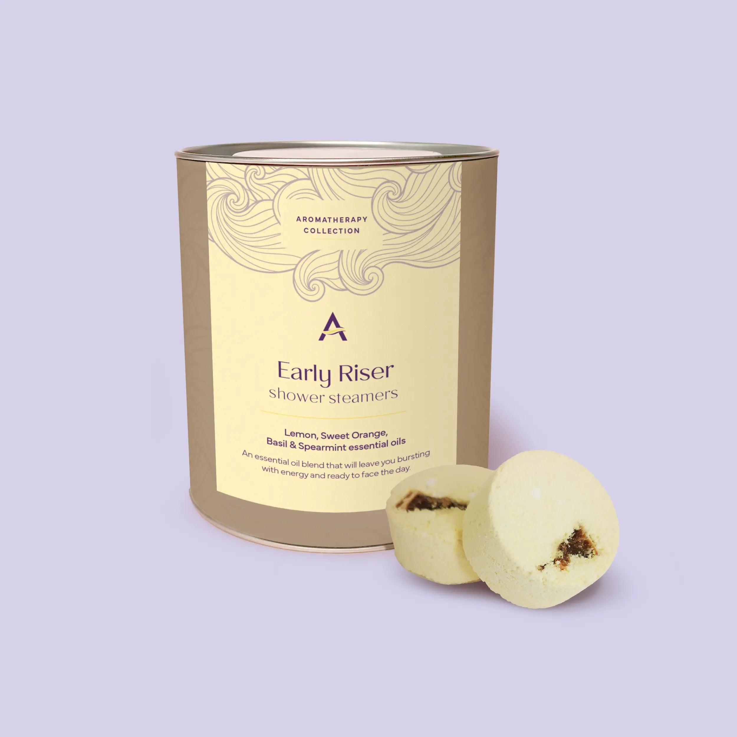 Ascent Early Riser energising shower steamers: Canister