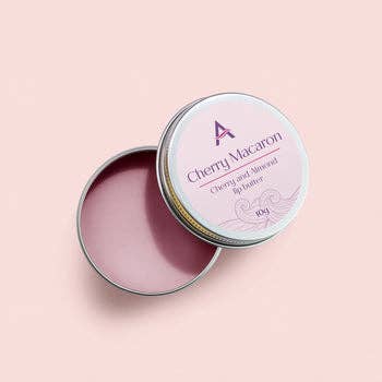 Ascent Cherry Macaron cherry and almond lip balm