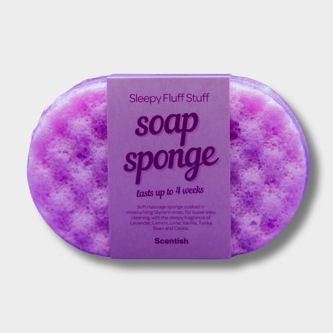 Scentish Sleepy Fluff Stuff Soap Sponge - Bare and Bubbly Ltd