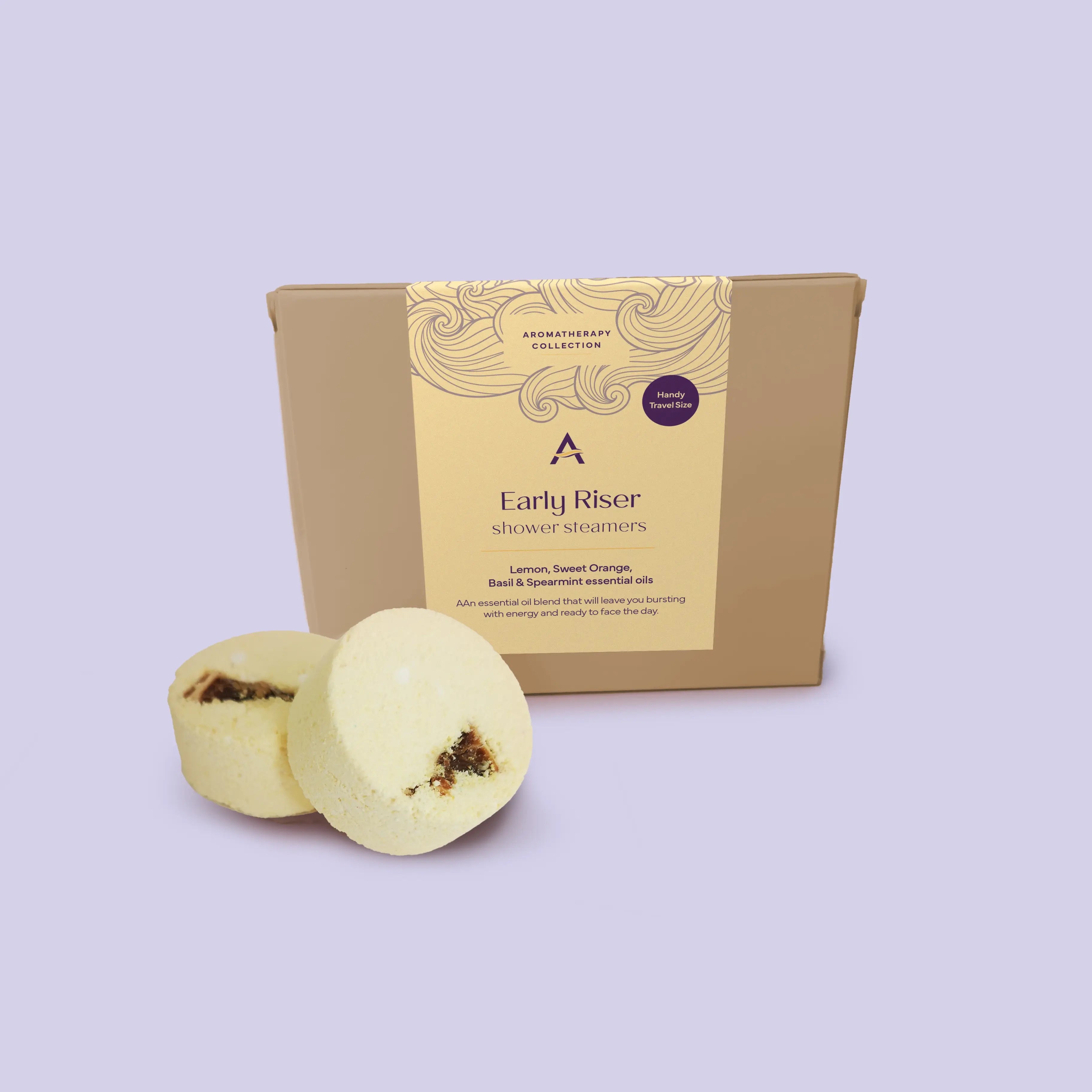 Ascent Early Riser energising shower steamers: Canister