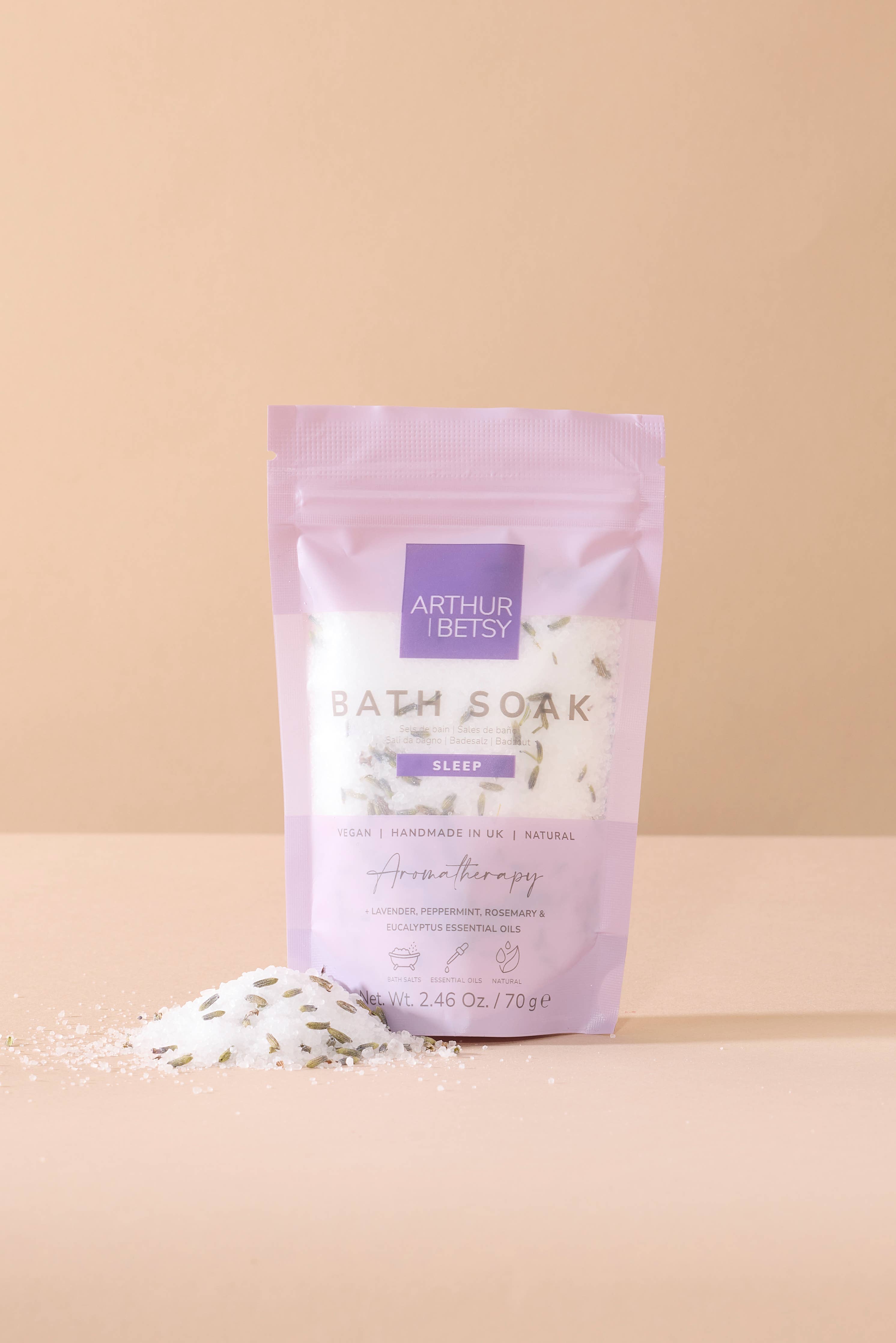 Arthur Betsy Sleep Bath Salts Lavender Bath Soak