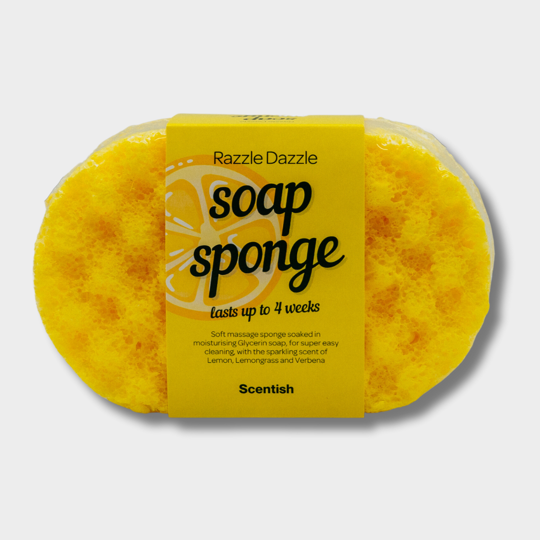 Scentish Razzle Dazzle Soap Sponge - Bare and Bubbly Ltd