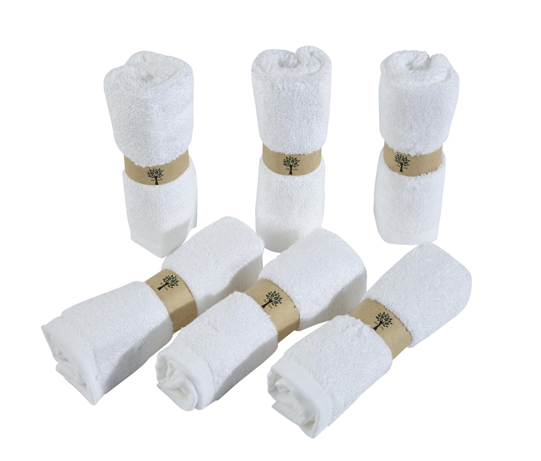Re:gn Bamboo Face Cloths - 6 Pack - Organic - Bare and Bubbly Ltd