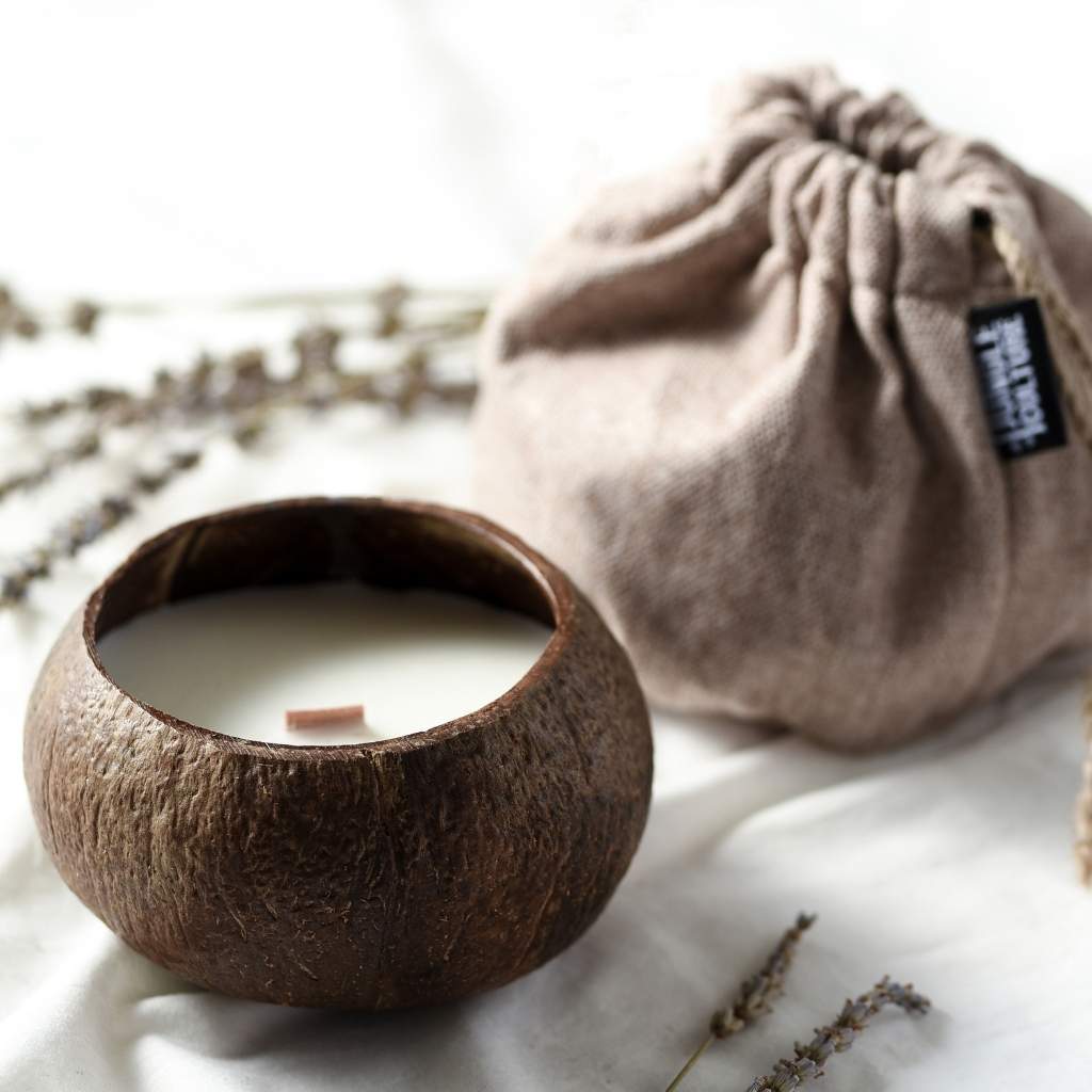 Coconut Shell Candle Citrus Lime - Bare and Bubbly Ltd
