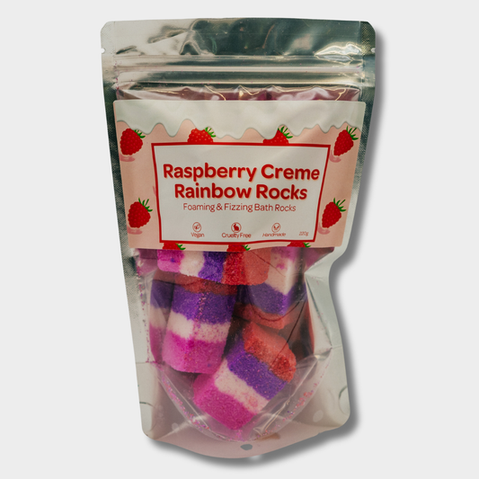 Scentish Raspberry Creme Bath Rocks