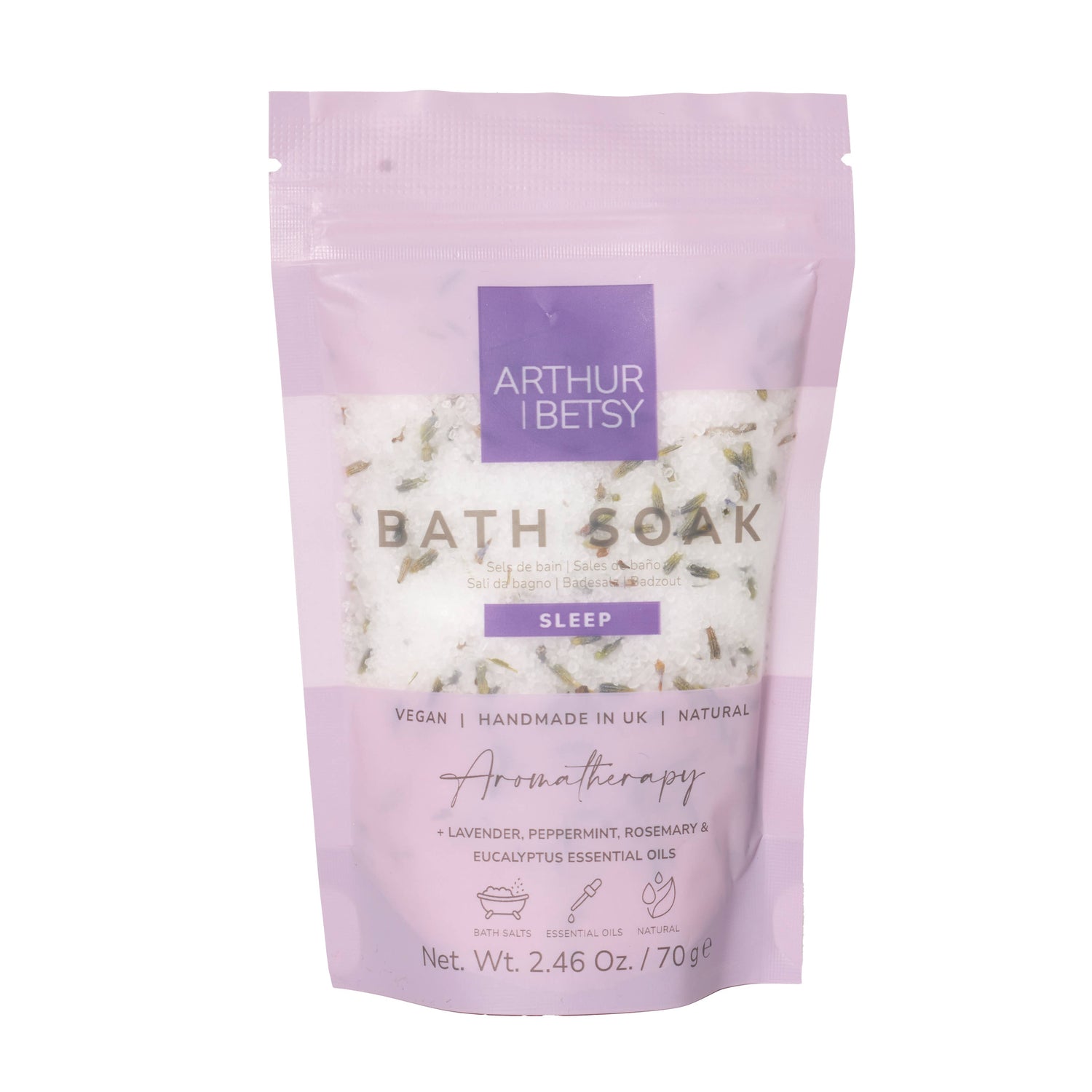 Arthur Betsy Sleep Bath Salts Lavender Bath Soak