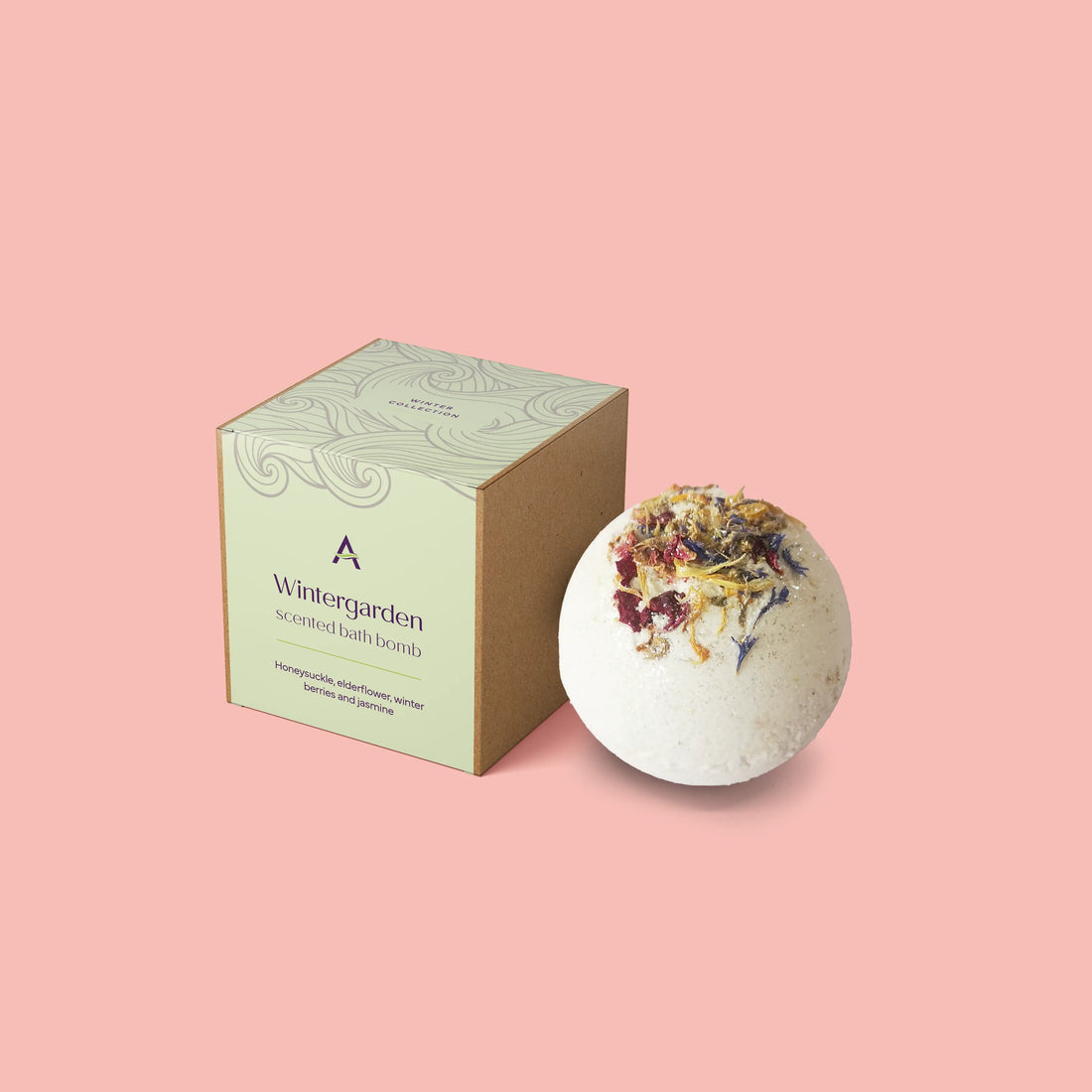 Ascent Wintergarden Bath Bomb - Winter Honeysuckle, Elderflower &amp; Berry
