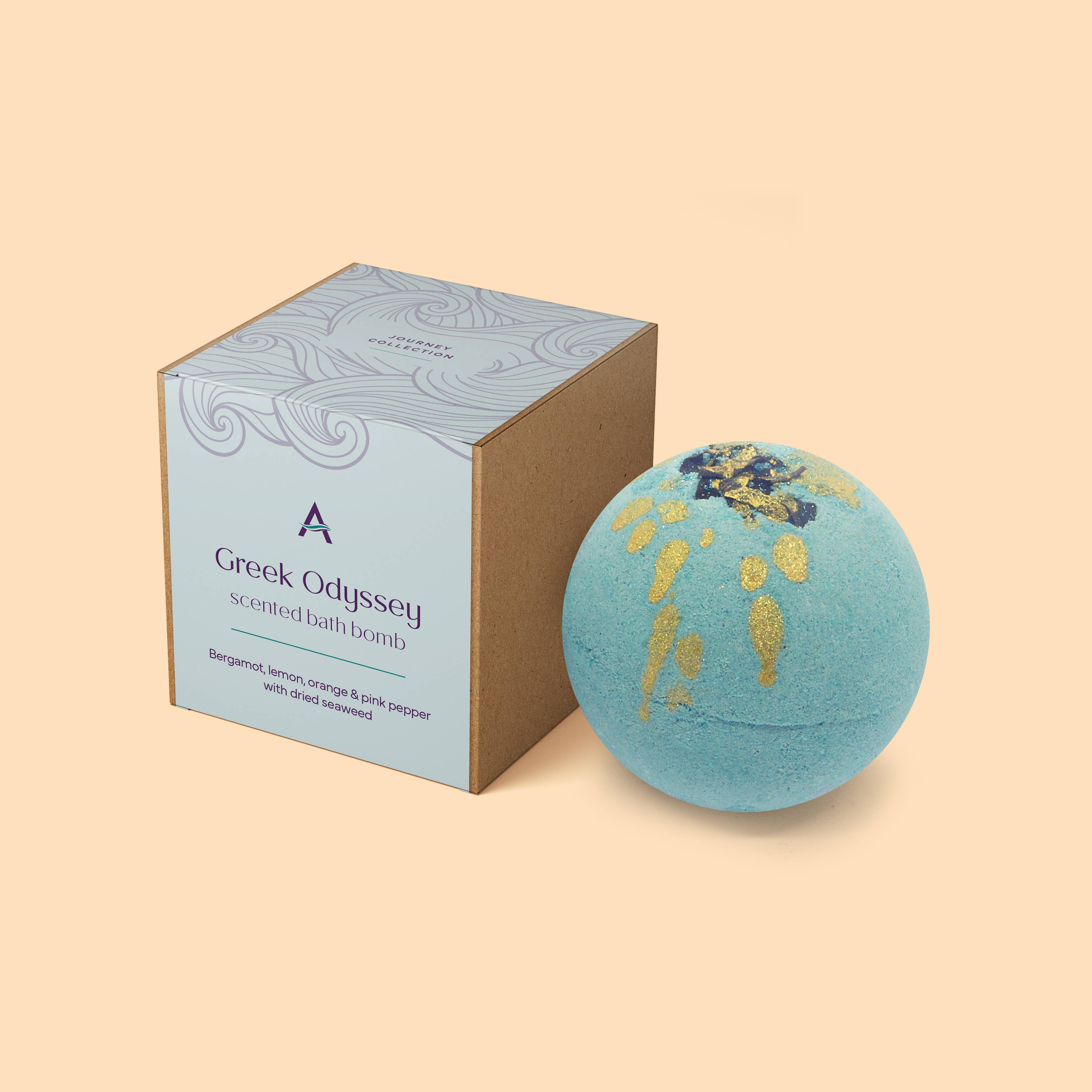 Ascent Greek Odyssey Bergamot &amp; Pink Pepper Bath Bomb