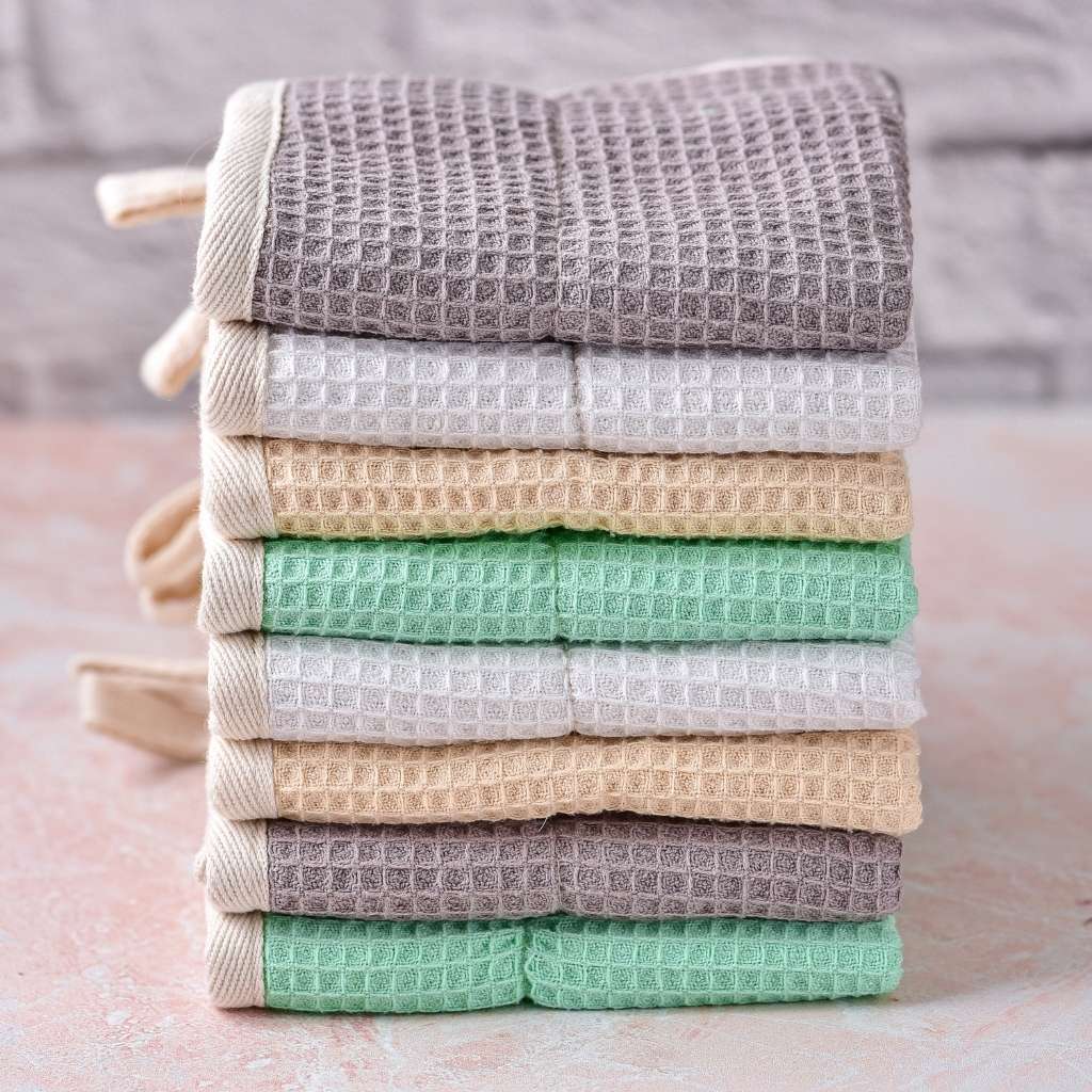 Reusable Dish Cloths - 100% Organic Sisal / Cotton Cloth - Bare and Bubbly Ltd