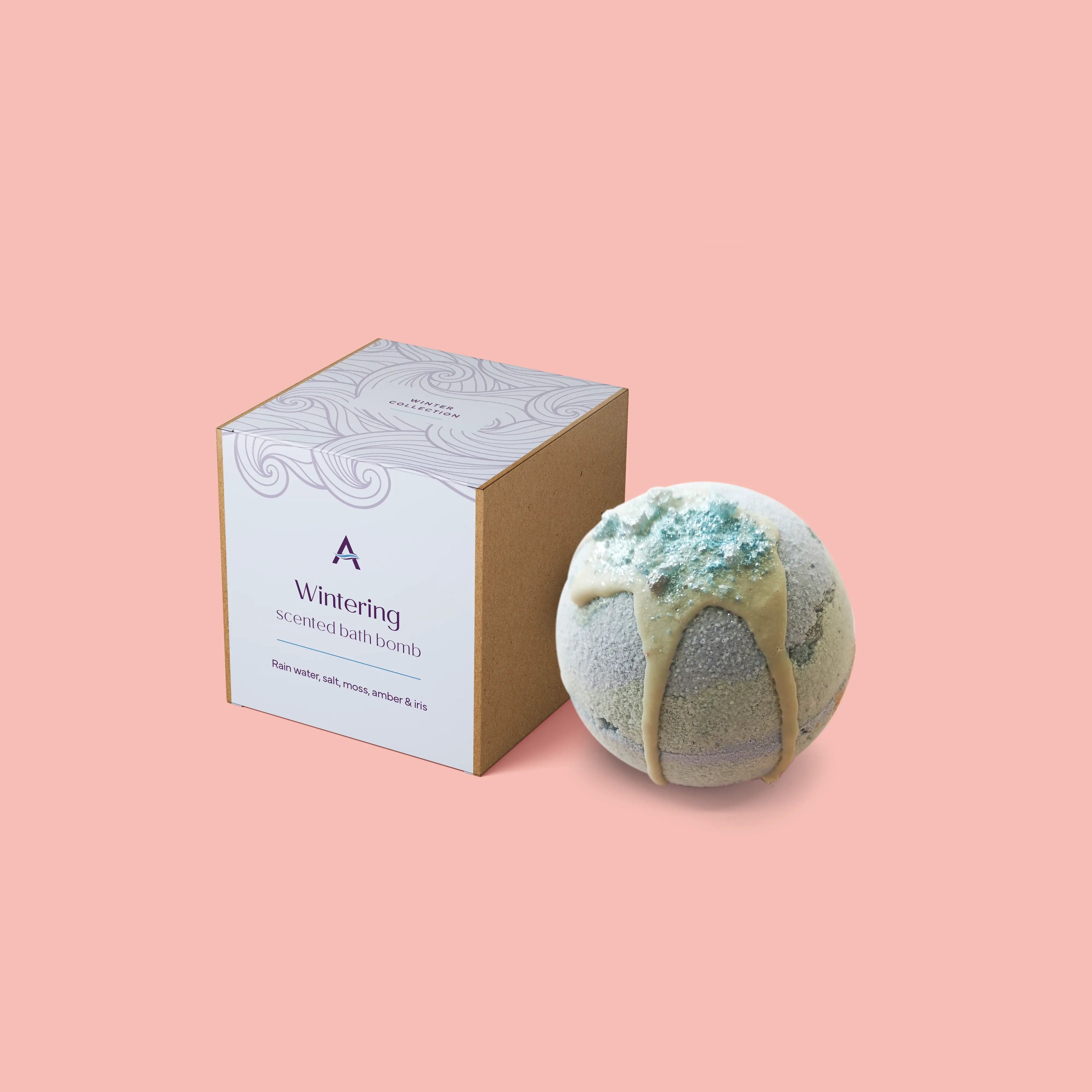 Ascent Wintering Bath Bomb – Rainwater, Moss &amp; Amber