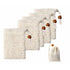 Soap Bag - Sisal | Natural Fibre Mesh Soap Pouch Sack - Bare and Bubbly Ltd